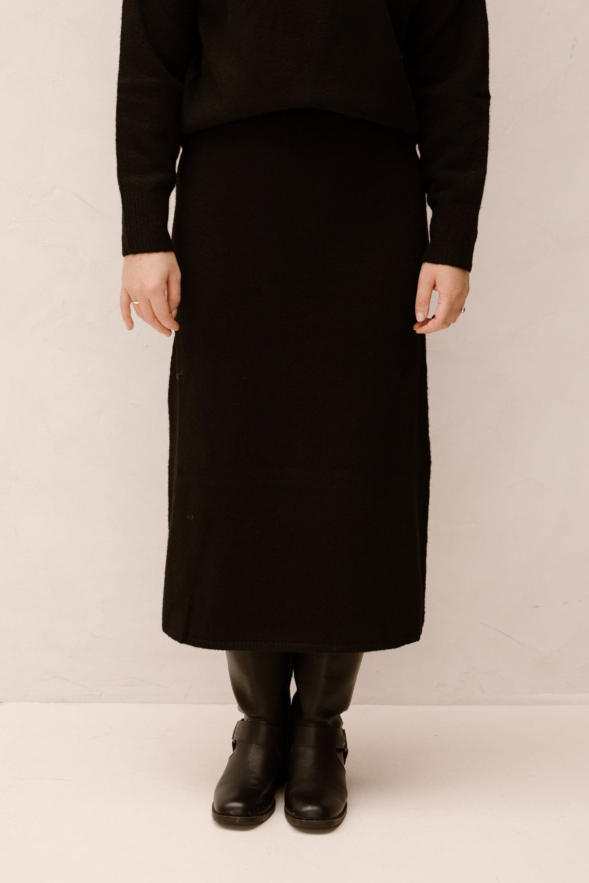 Ashanti knit skirt black NN - Bij Keesje - Neo Noir