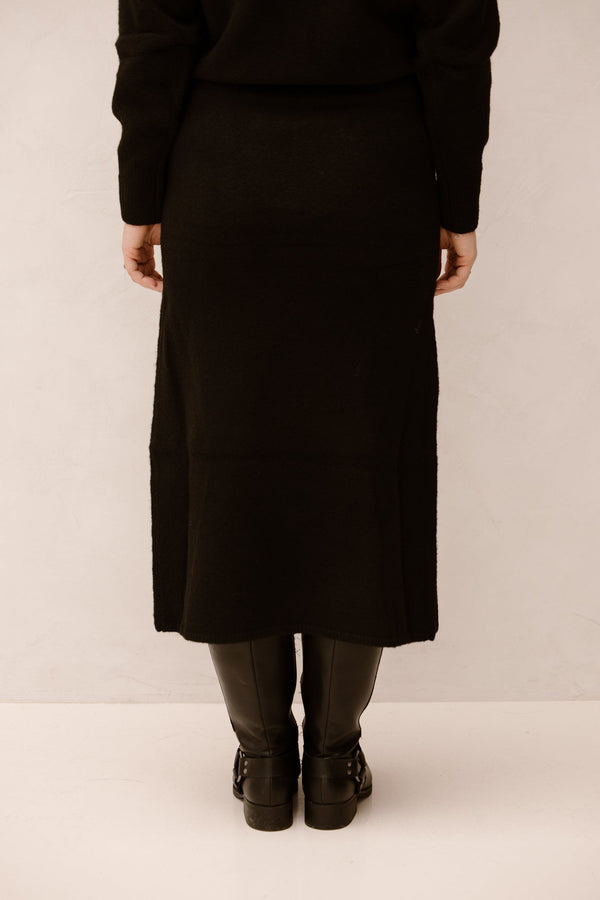 Ashanti knit skirt black NN - Bij Keesje - Neo Noir