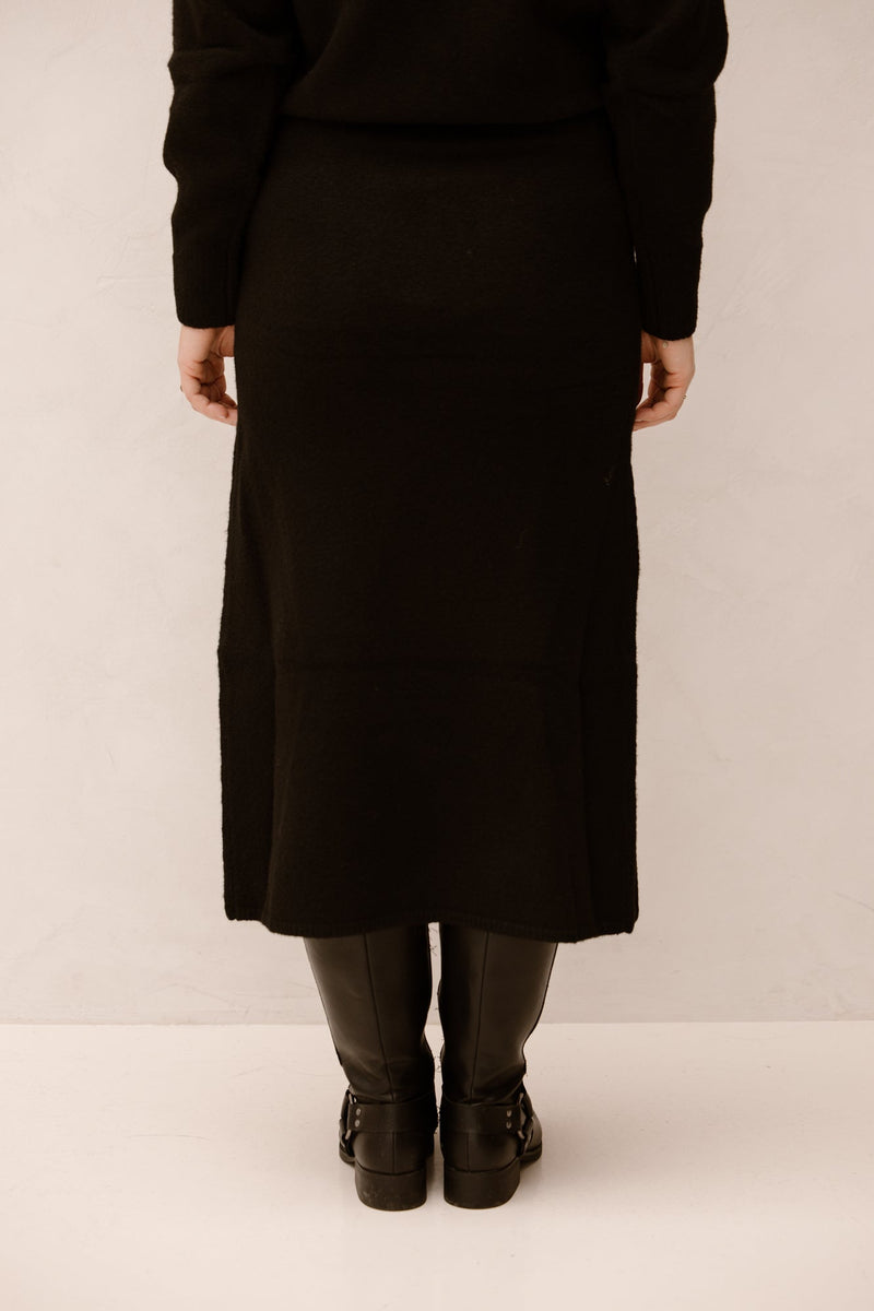 Ashanti knit skirt black NN - Bij Keesje - Neo Noir