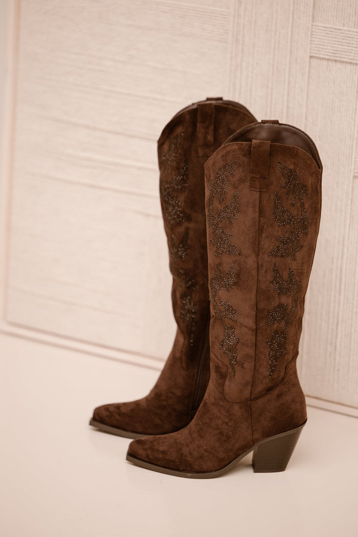 Assen cowboy boot brown - Bij Keesje - Bij Keesje