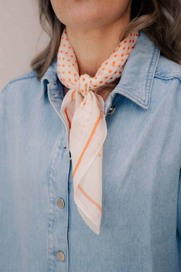 Astrid sjaal orange - Bij Keesje - Bij Keesje - Sjaal