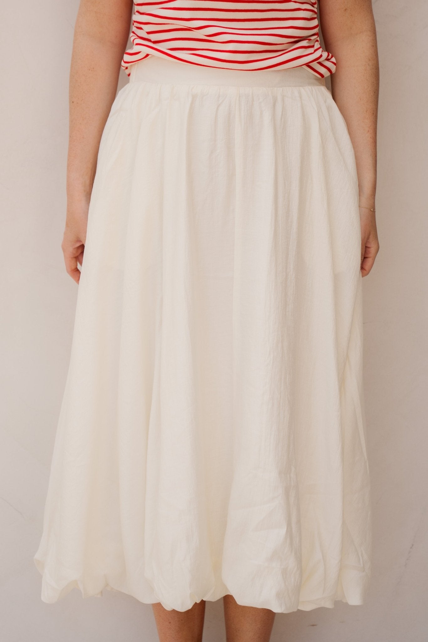 AuraCC balloon skirt off white - Bij Keesje - Co'couture - Rok