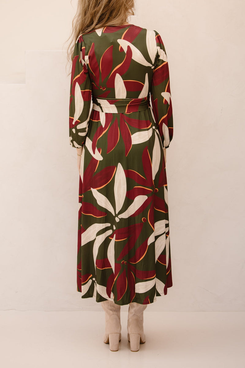 B121 Maxi jurk met design - Bij Keesje - K - design