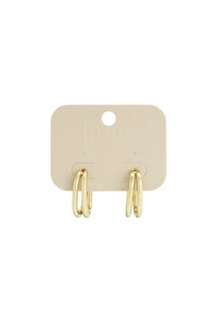 Oorbellen Annelot double gold