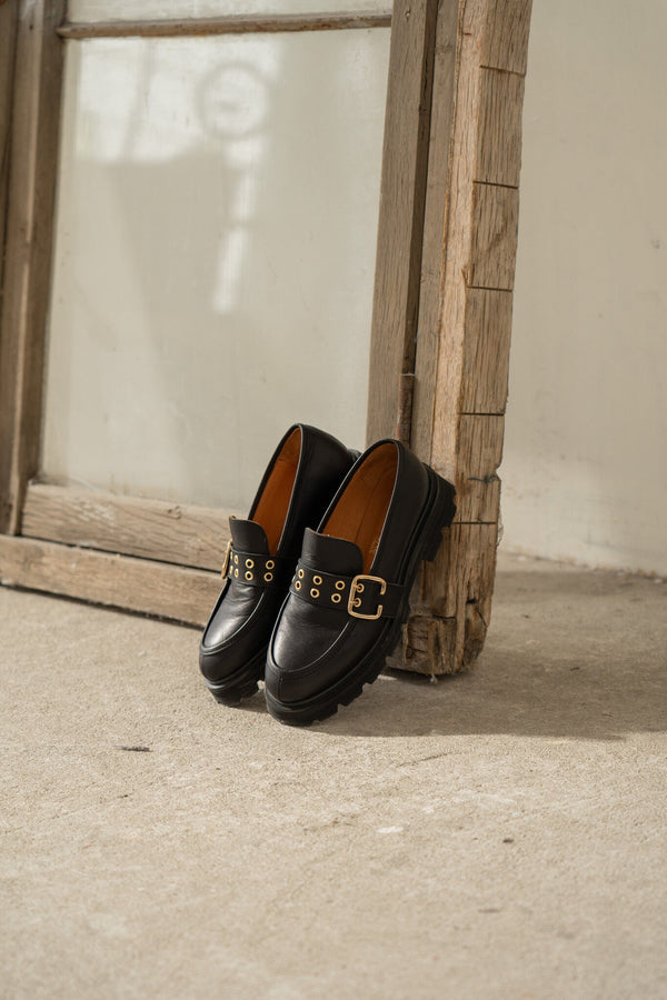 Babouche loafer black - Bij Keesje - Babouche