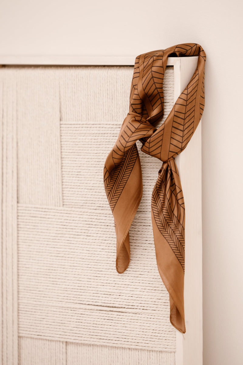 Babs sjaal camel print - Bij Keesje - Bij Keesje