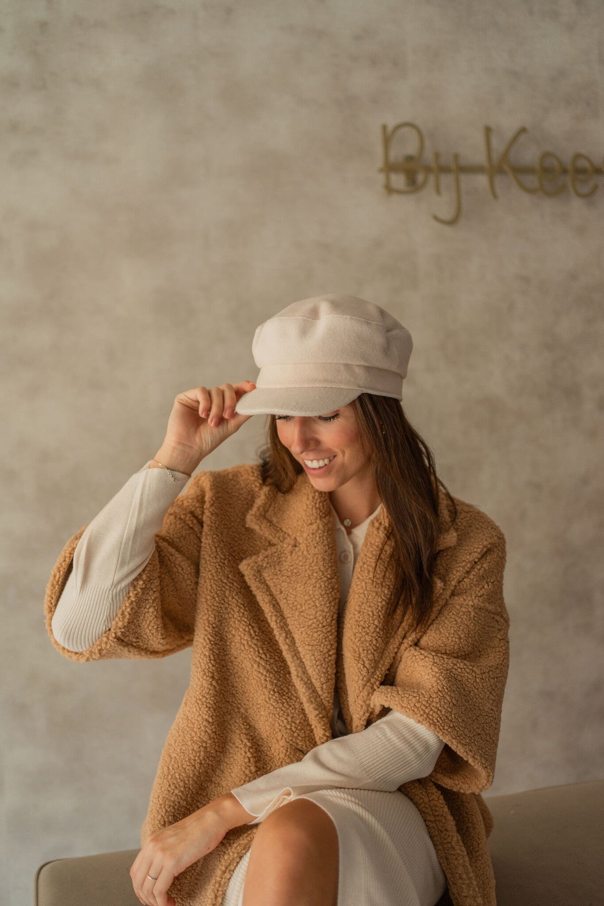 Baker hat beige - Bij Keesje