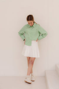 BaliCC Bell Sleeve Shirt Green - Bij Keesje - Co'couture - Top