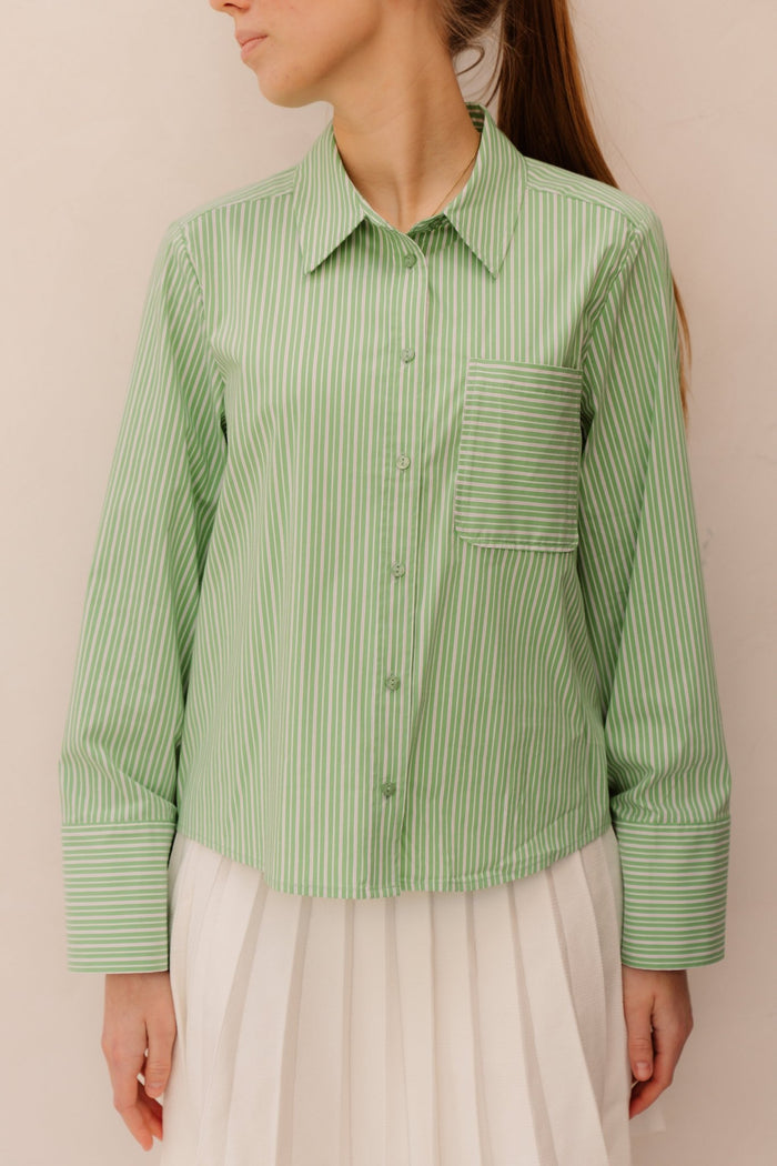 BaliCC Bell Sleeve Shirt Green - Bij Keesje - Co'couture - Top
