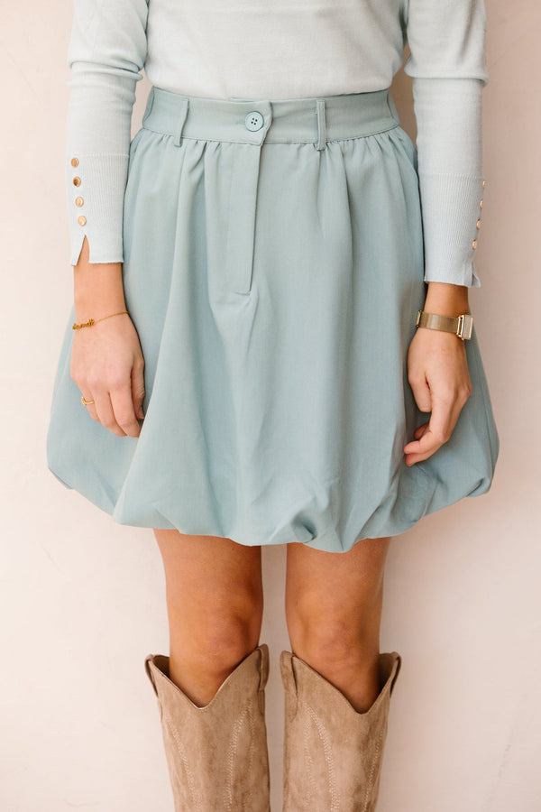 Balloon skirt blauw - Bij Keesje - Bij Keesje