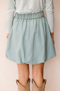 Balloon skirt blauw - Bij Keesje - Bij Keesje