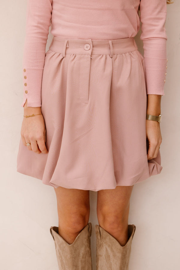 Balloon skirt roze - Bij Keesje - Bij Keesje