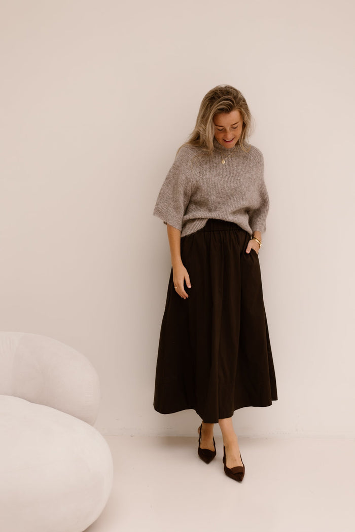 Bandi fluffy knit blouse - Bij Keesje - Neo Noir - Trui