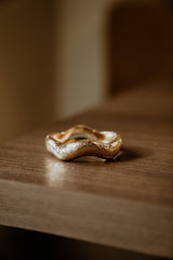Bangle Irregular Shape Gold - Bij Keesje - Bij Keesje - Armband
