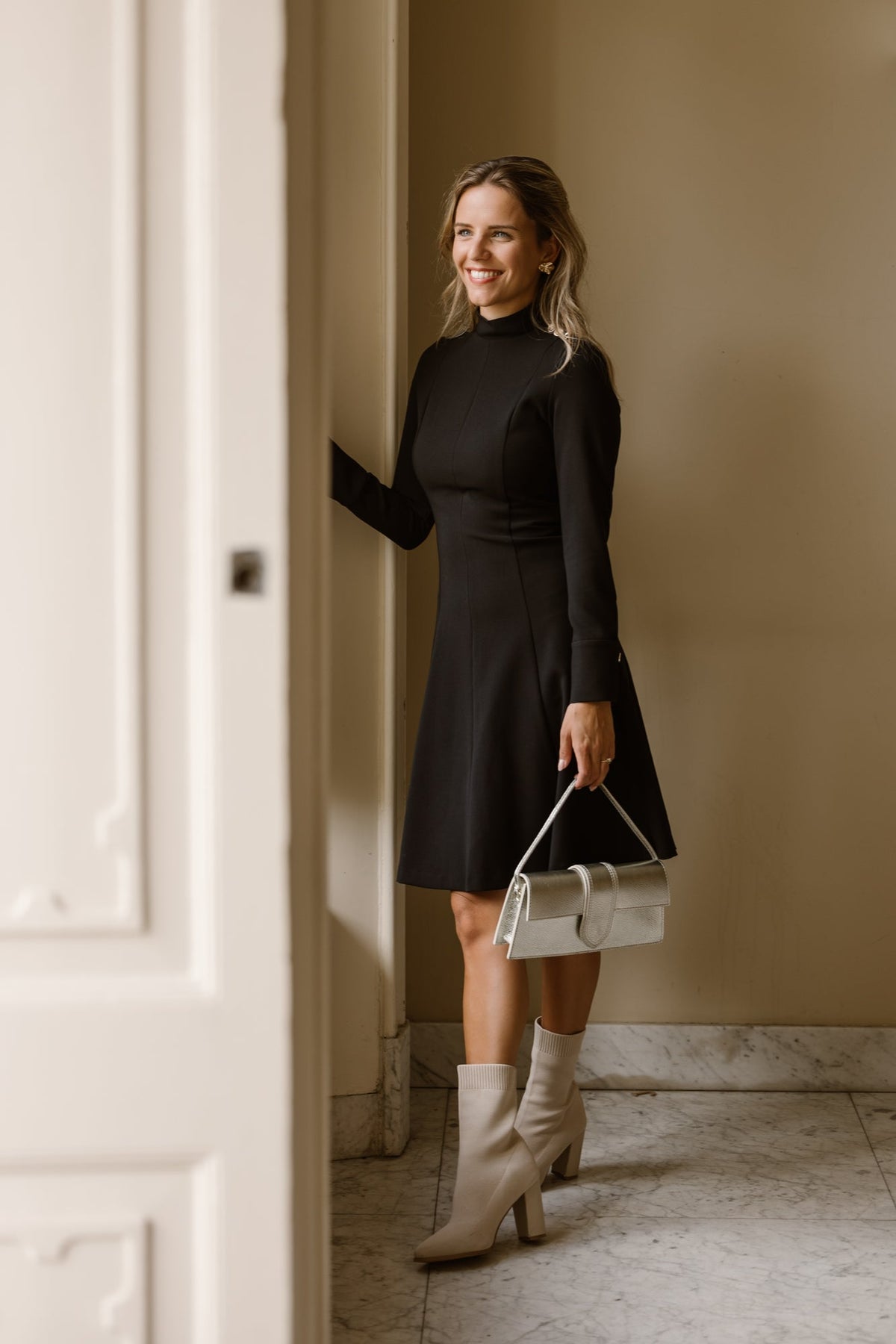 Barbara short dress black - Bij Keesje - Maere