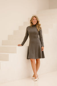 Barbara short dress dark grey - Bij Keesje - Maere