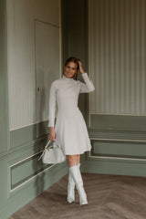 Barbara kurzes Kleid Vanille