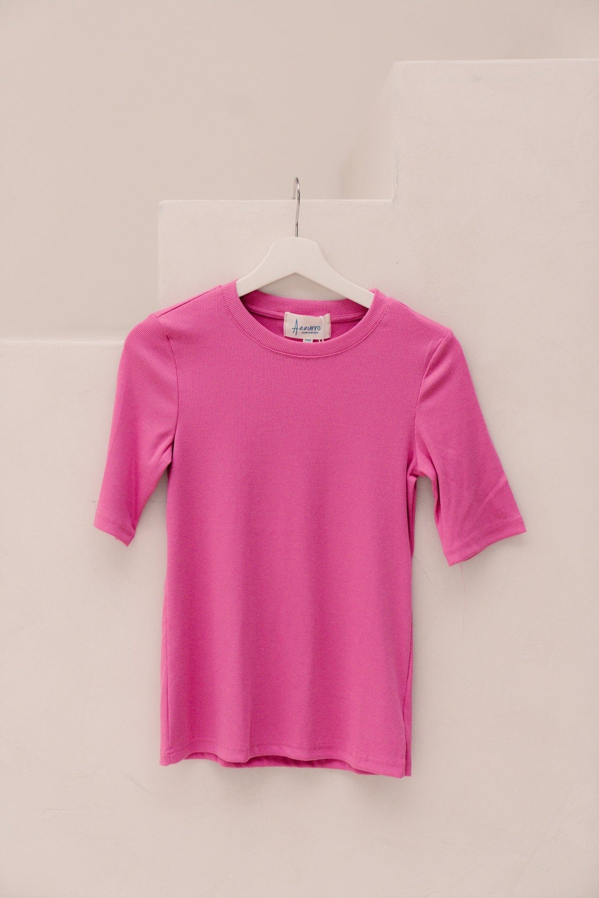 Basic tshirt roze - Bij Keesje - Bij Keesje - Top