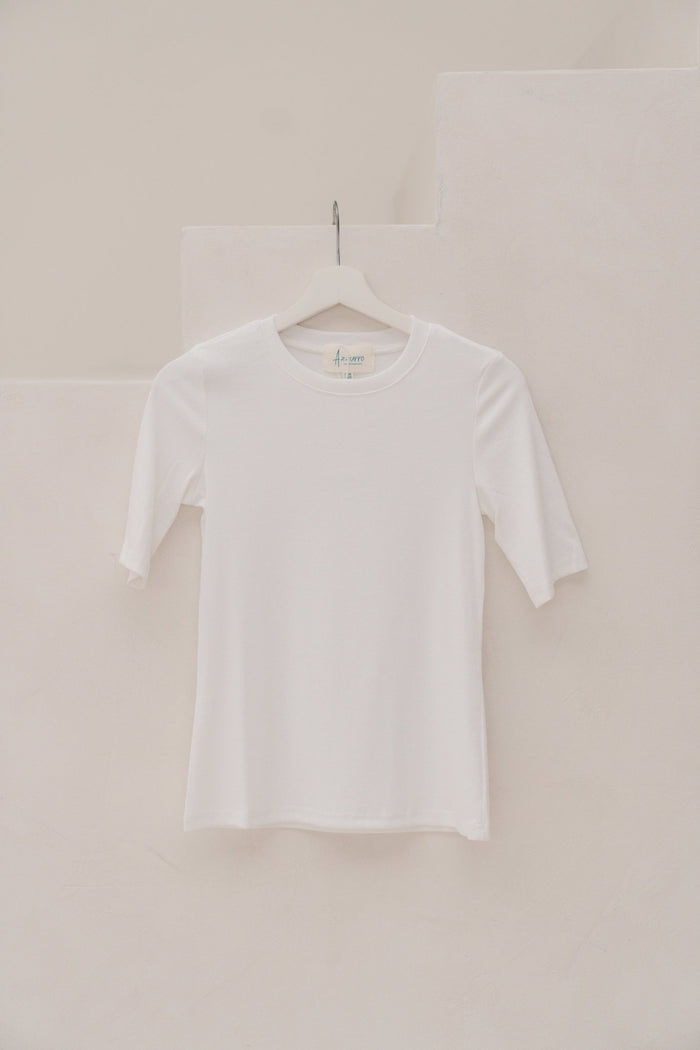 Basic tshirt white - Bij Keesje - Bij Keesje - Top