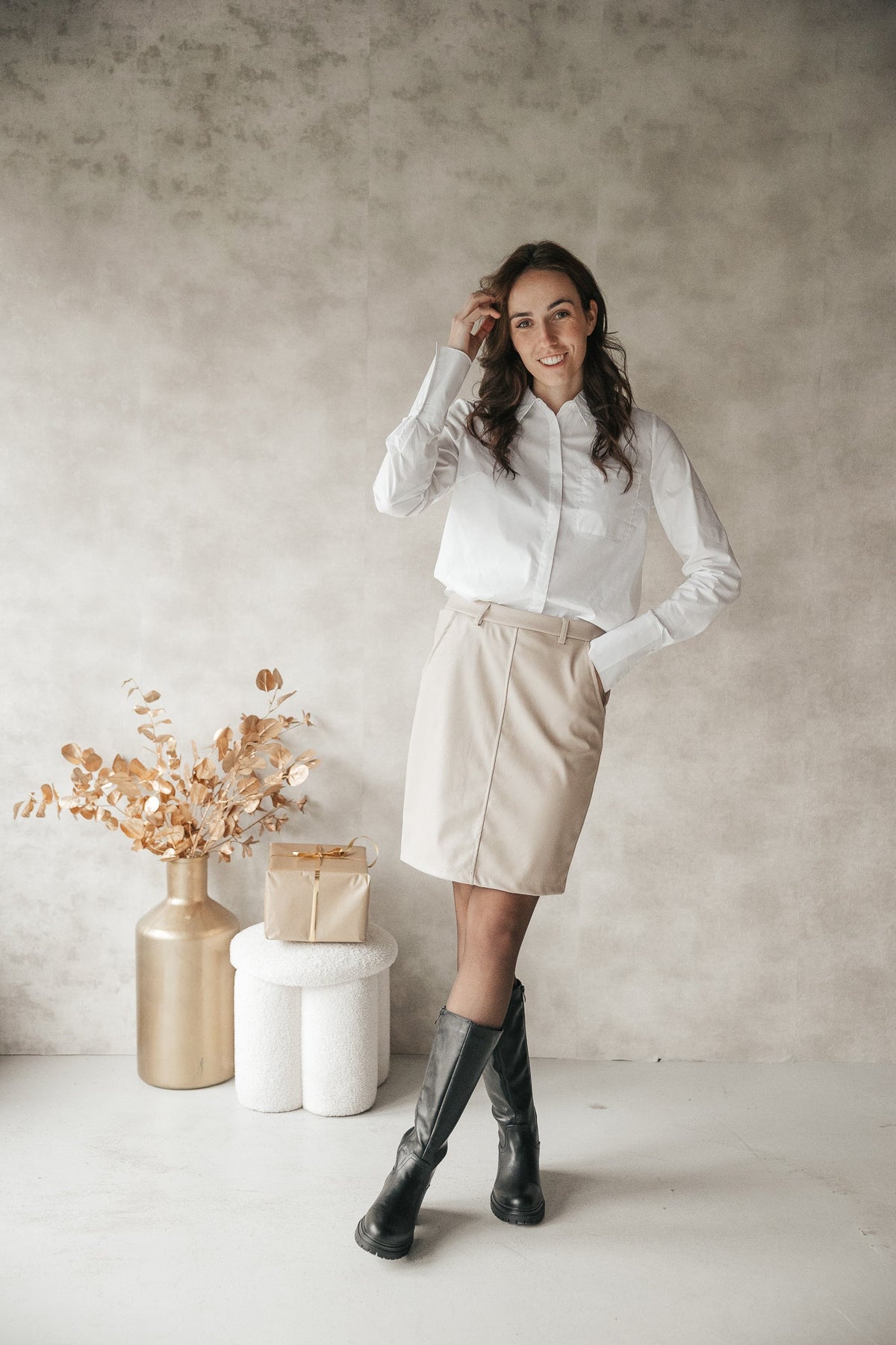 Basic white blouse - Bij Keesje