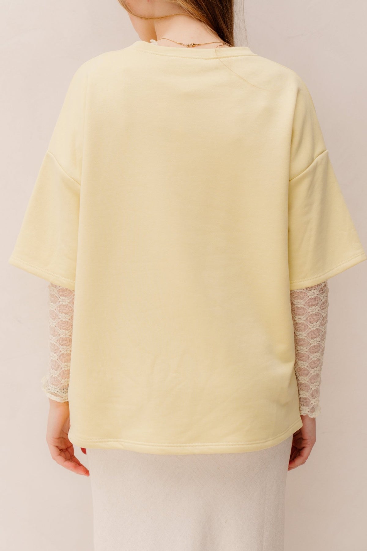 Basis t-shirt botergeel - Bij Keesje - Bij Keesje - Top