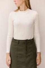 Basis top halve col ecru