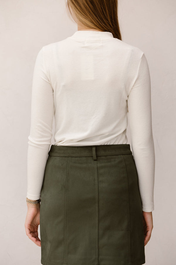 Basis top halve col ecru - Bij Keesje - Bij Keesje