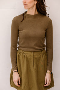 Basis top halve col green - Bij Keesje - Bij Keesje