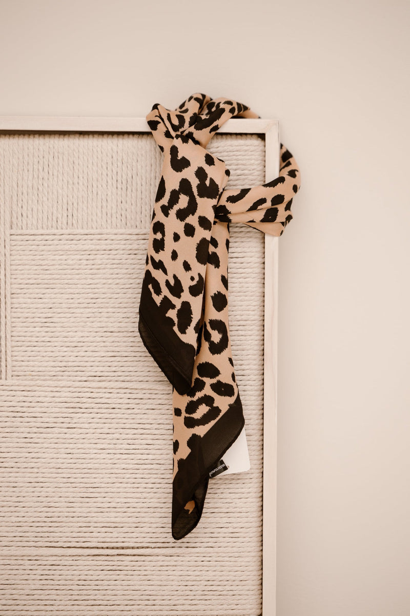 Baukje sjaal luipaard camel - Bij Keesje - Bij Keesje