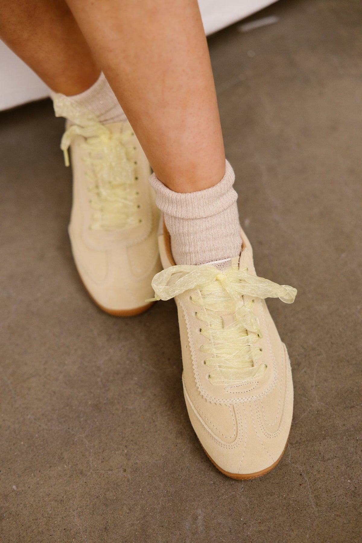 Baylee 401 - b yellow sneakers - Bij Keesje - Tango - Schoenen