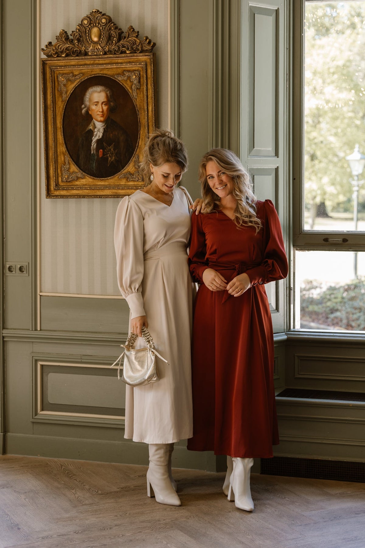 Beatrice dress chili red - Bij Keesje - Maere