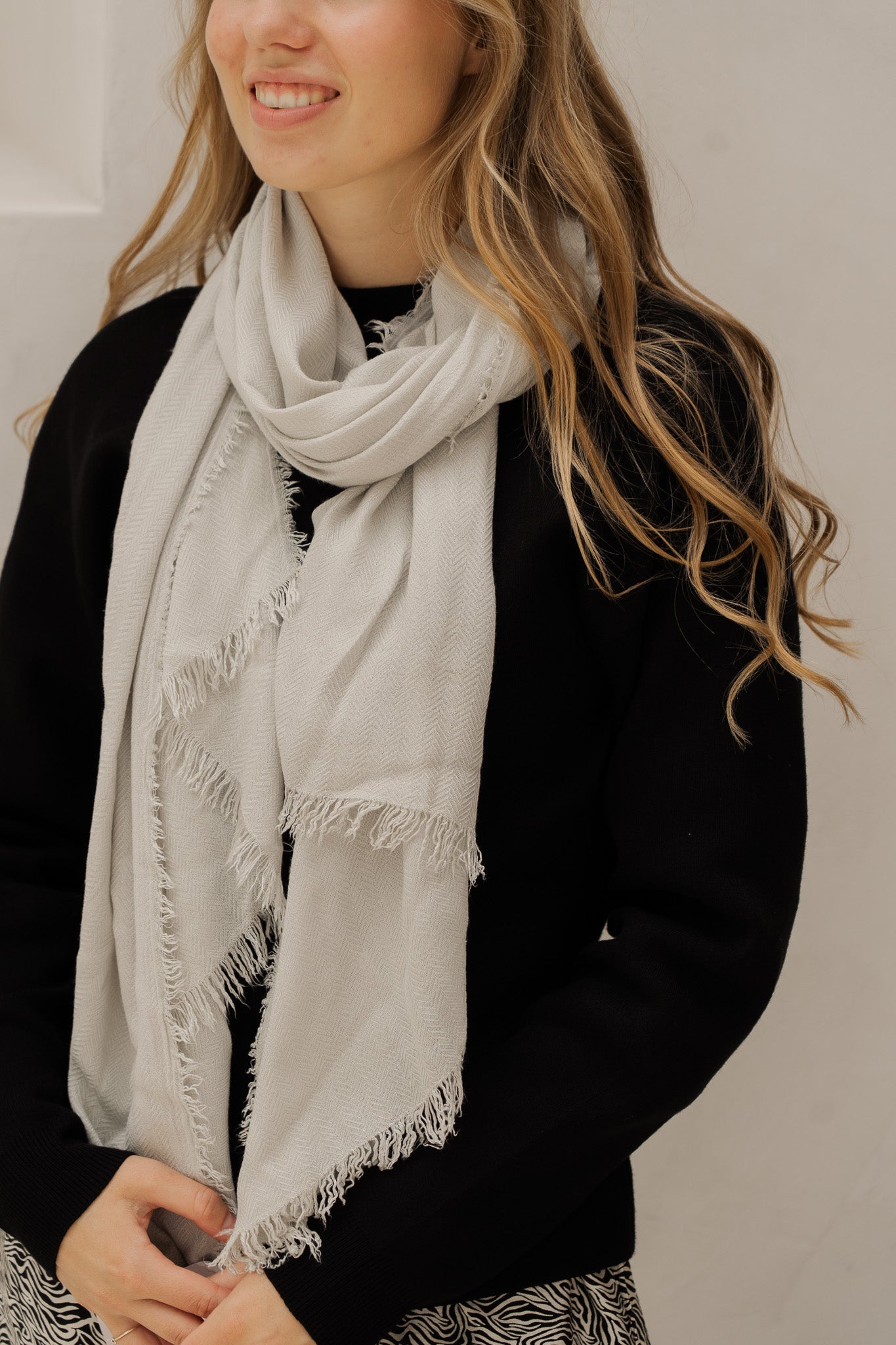 Beatrice sjaal beige - Bij Keesje - Bij Keesje