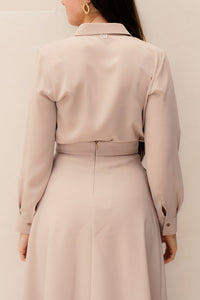 Beige tortora camicia blouse - Bij Keesje - Rinascimento - Blouse