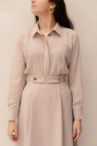 Beige tortora camicia blouse - Bij Keesje - Rinascimento - Blouse