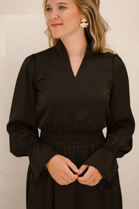 Bella dress elastic black - Bij Keesje - Maere