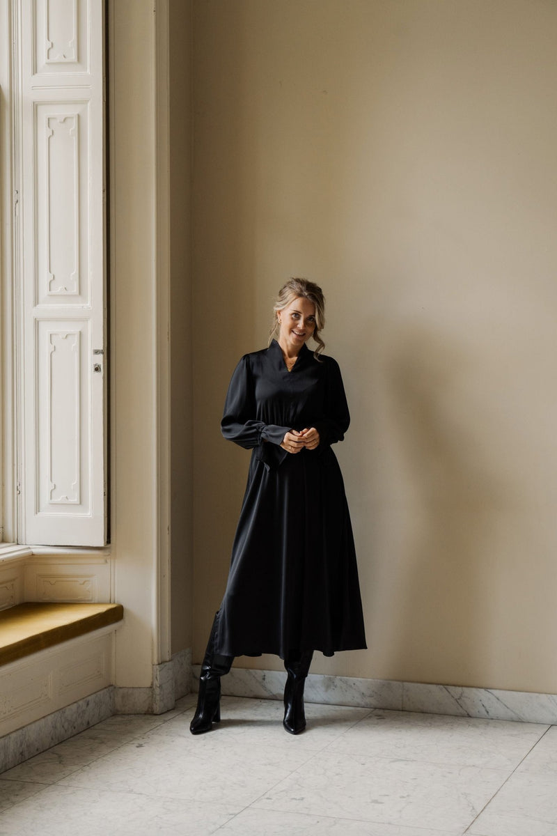 Bella dress elastic black - Bij Keesje - Maere