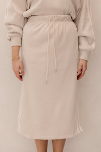 Benthe rok beige - Bij Keesje - Bij Keesje