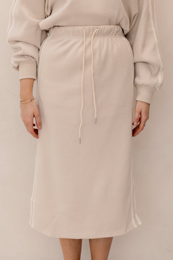 Benthe rok beige - Bij Keesje - Bij Keesje