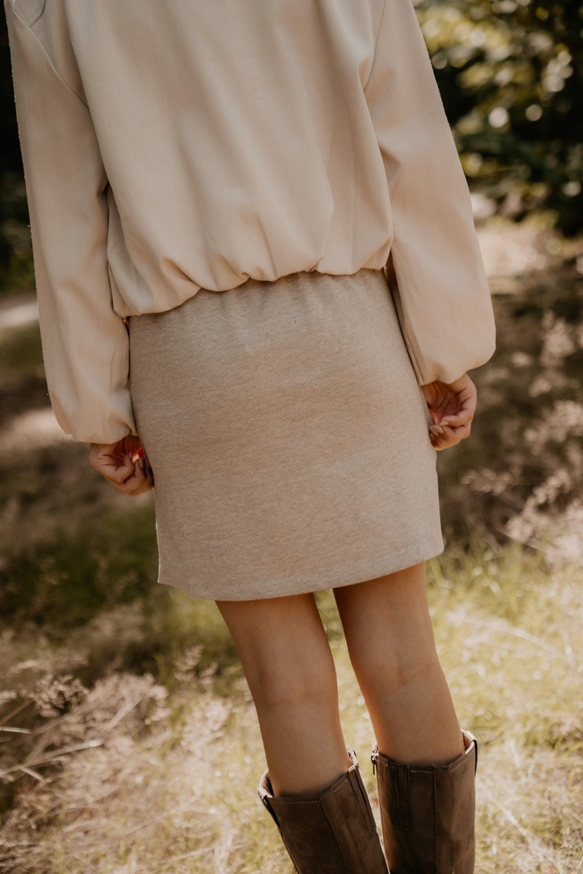 Benthe Skirt Sand/Beige - Bij Keesje - Bij Keesje The Label - Rok