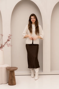 Benuta Fluffy Knit Cardigan Off White - Bij Keesje - Neo Noir