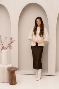 Benuta Fluffy Knit Cardigan Off White - Bij Keesje - Neo Noir