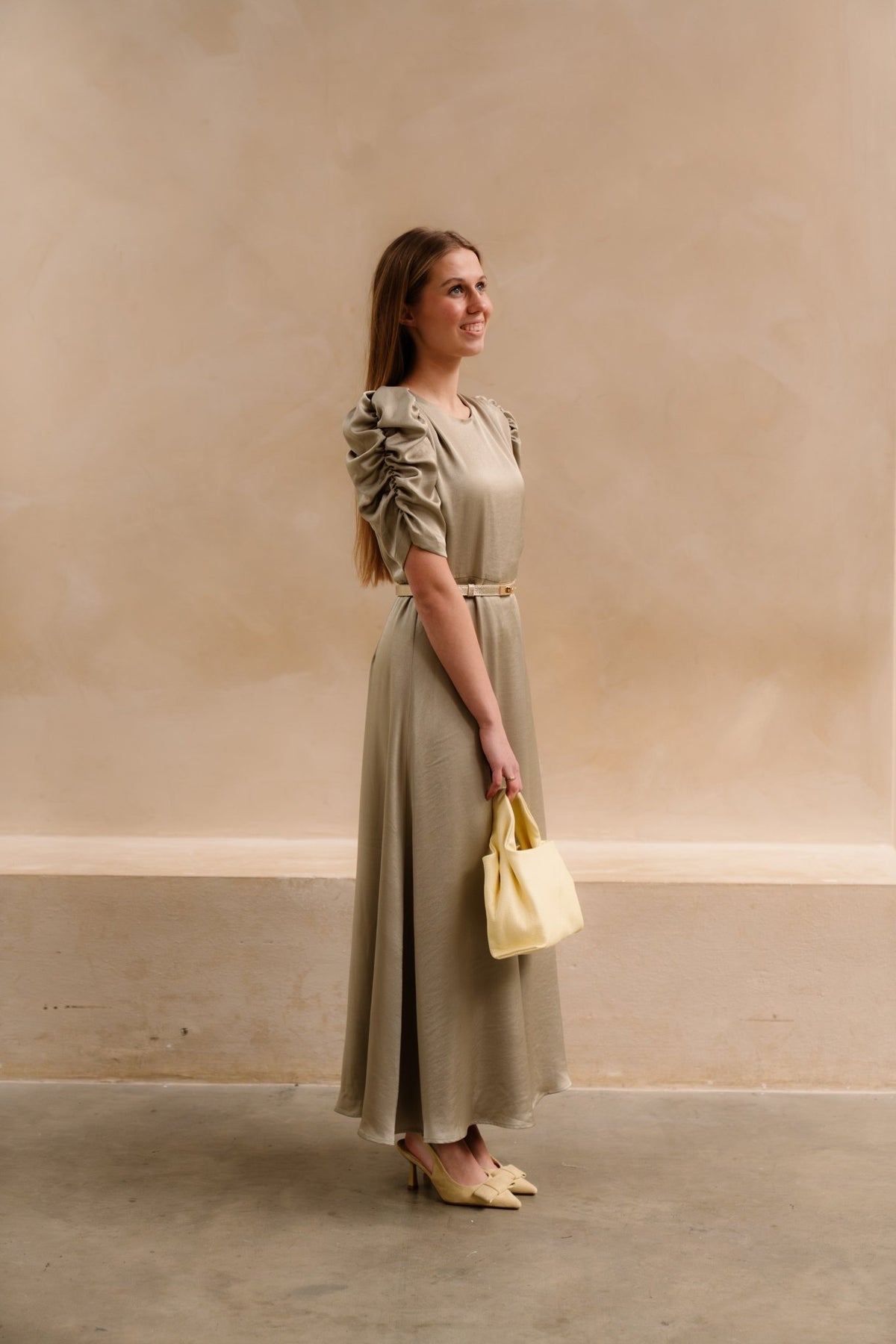 Benuti solid dress light green - Bij Keesje - Neo Noir - Jurk