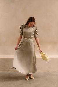 Benuti solid dress light green - Bij Keesje - Neo Noir - Jurk
