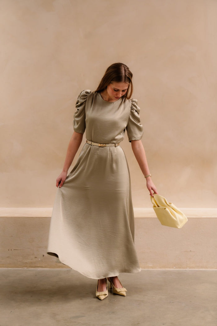 Benuti solid dress light green - Bij Keesje - Neo Noir - Jurk