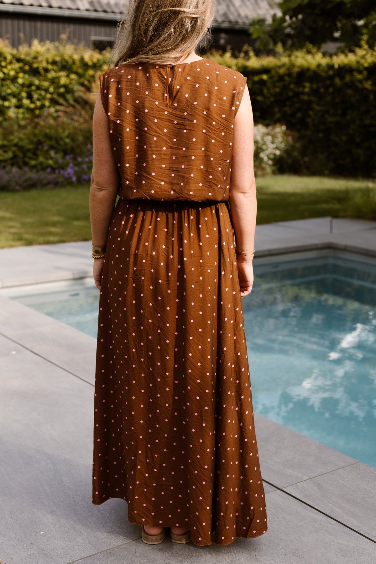 Berna rok dots bruin - Bij Keesje - Bij Keesje - Rok