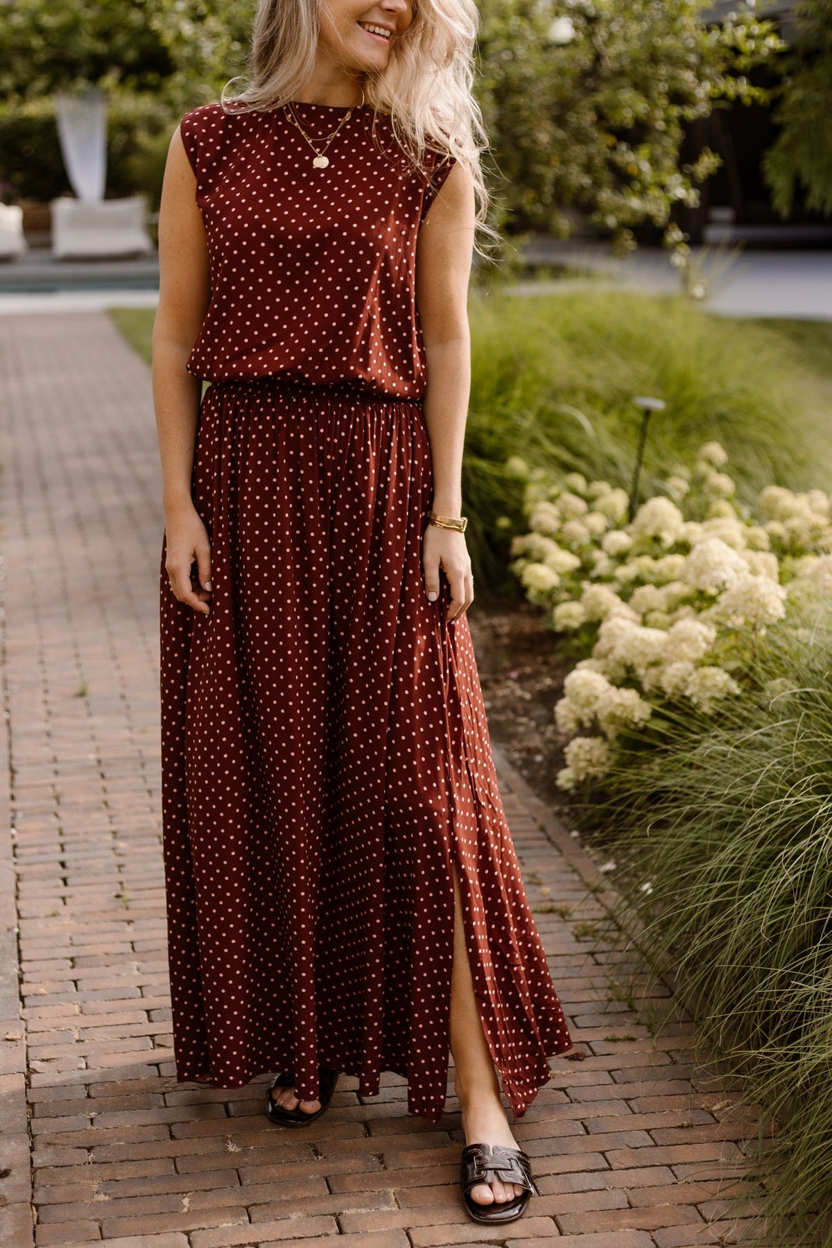 Berna top dots bordeaux - Bij Keesje - Bij Keesje - Top