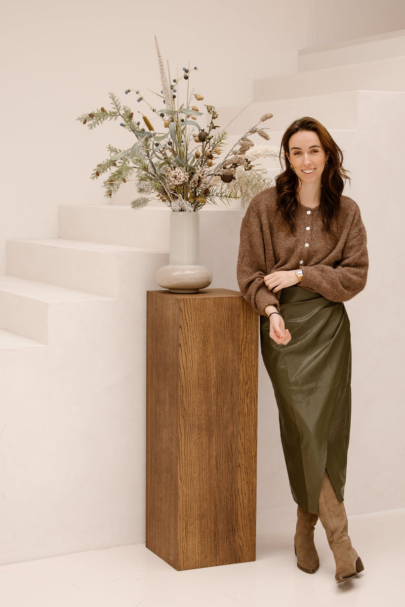 Bette skirt lang groen - Bij Keesje - Bij Keesje