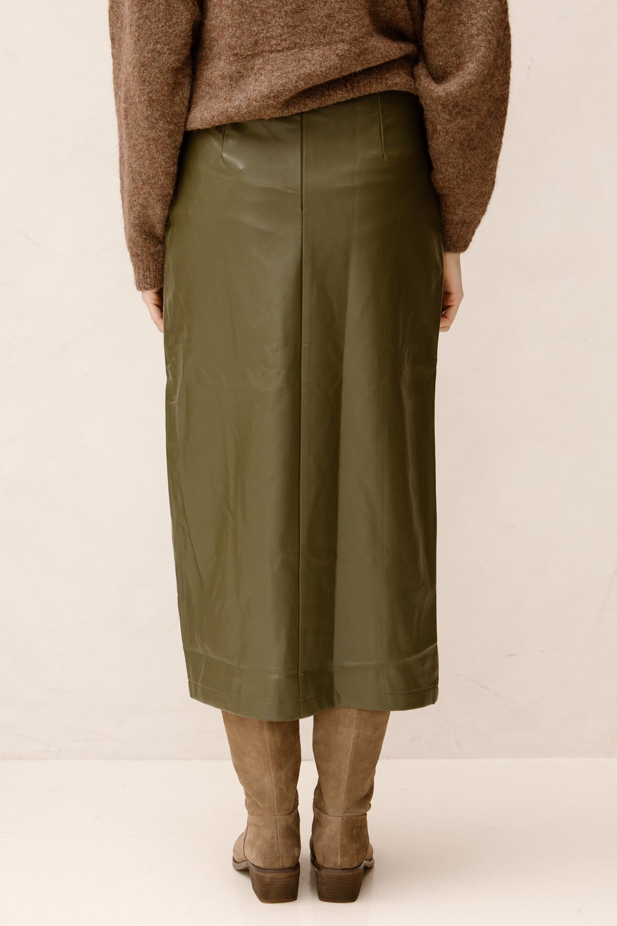 Bette skirt lang groen - Bij Keesje - Bij Keesje