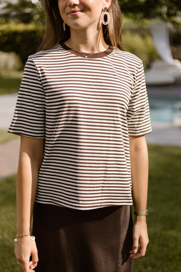 Bianca streep top - Bij Keesje - Bij Keesje - shirt