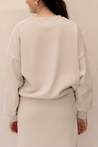 Bibi sweater beige - Bij Keesje - Bij Keesje - sweater
